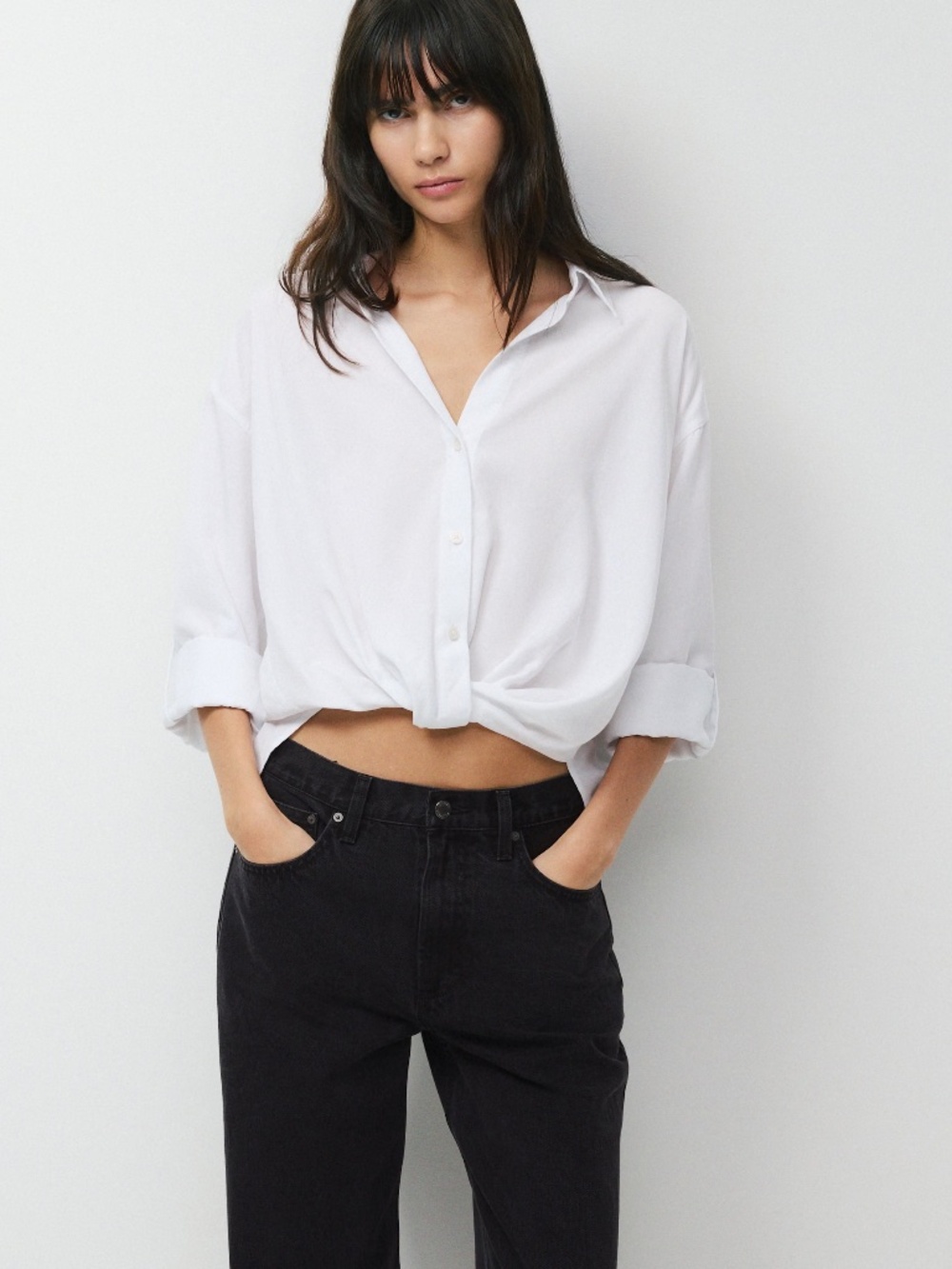 Portofino Shirt - Little Moon Sz M - White